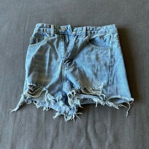 jean shorts